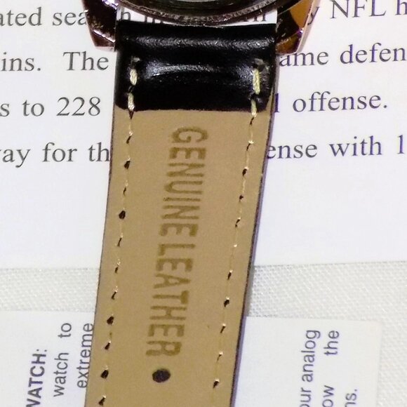 Vintage Miami Dolphins NFL Game Time Super Bowl Watch & Leather Wallet Bundle - Picture 4 of 14